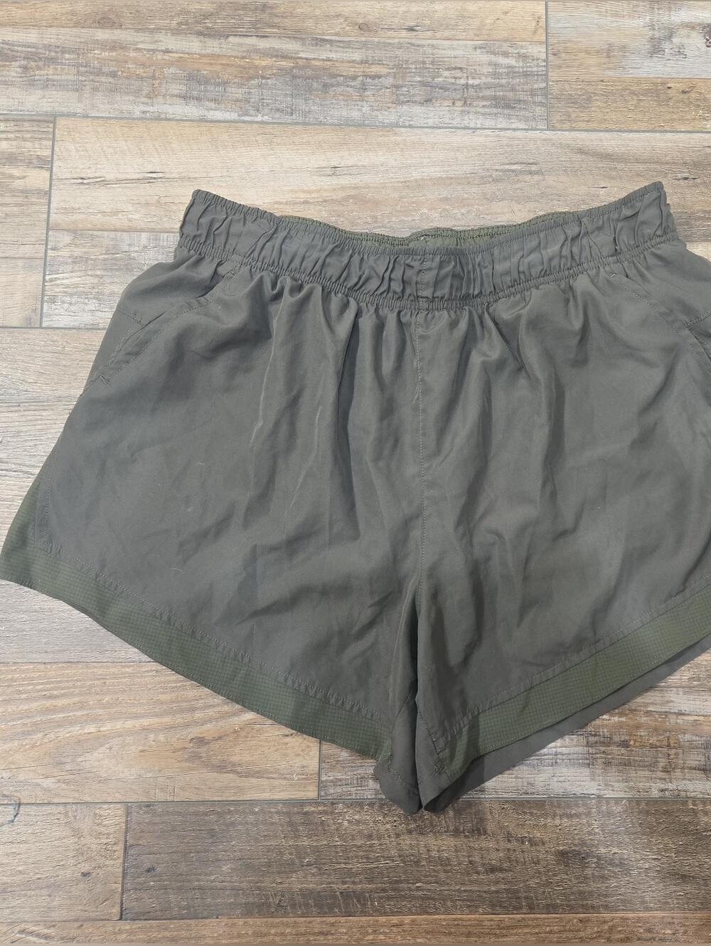 Athletic Works Olive Green Women's Athletic Shorts